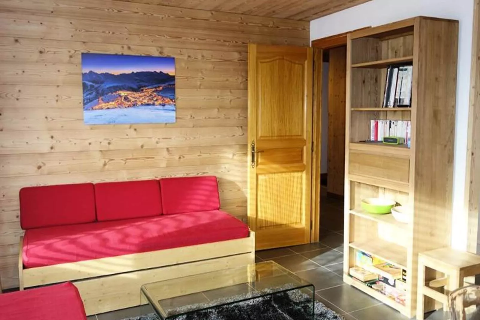 Résidence Res.de L'alpe - Woonkamer