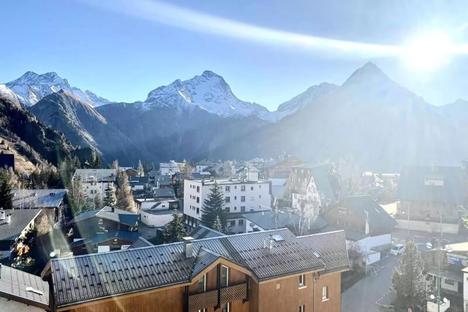 Résidence Les Bleuets-Uitzicht zomer