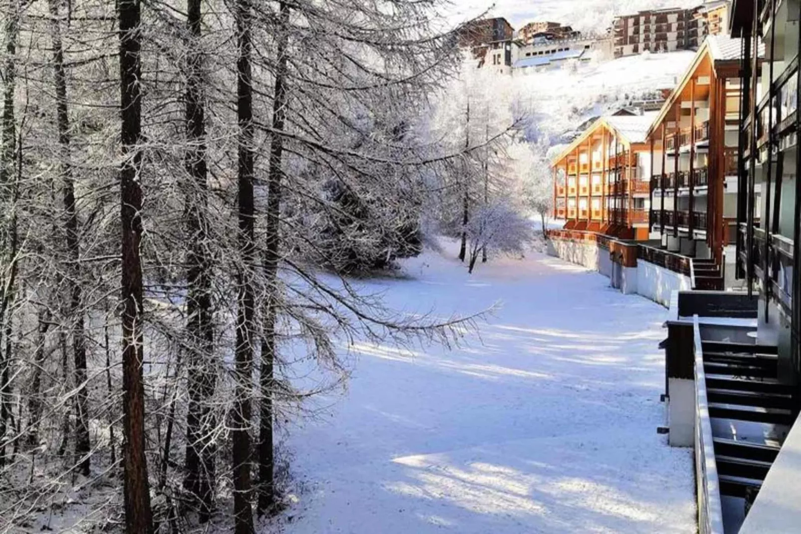 Résidence Prapelier-Uitzicht winter