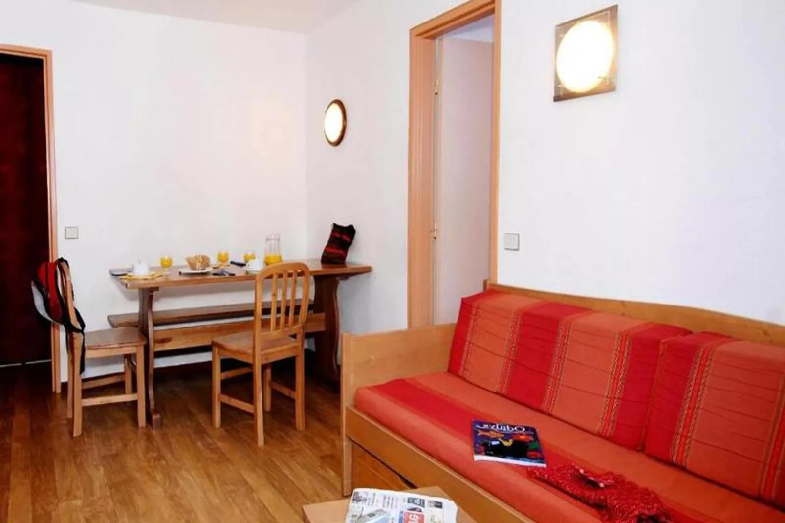 Résidence Odalys Le Hameau du Borsat ***-Woonkamer