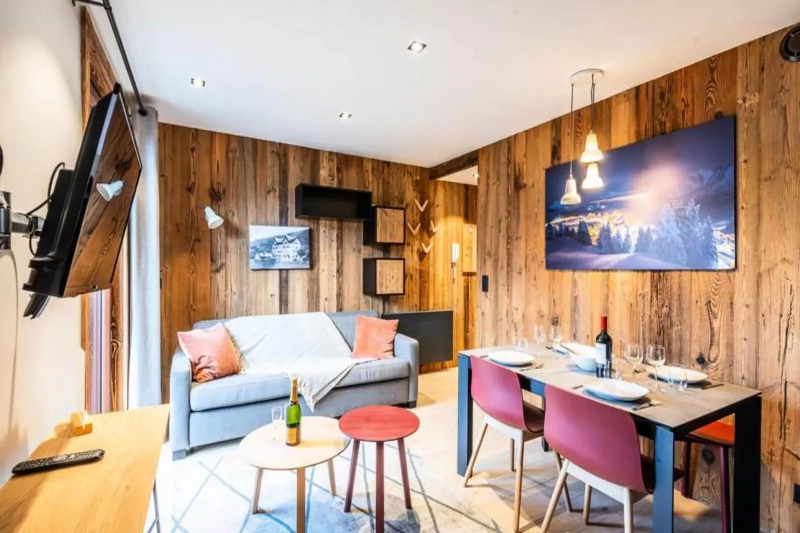 Résidence L'edelweiss-Woonkamer