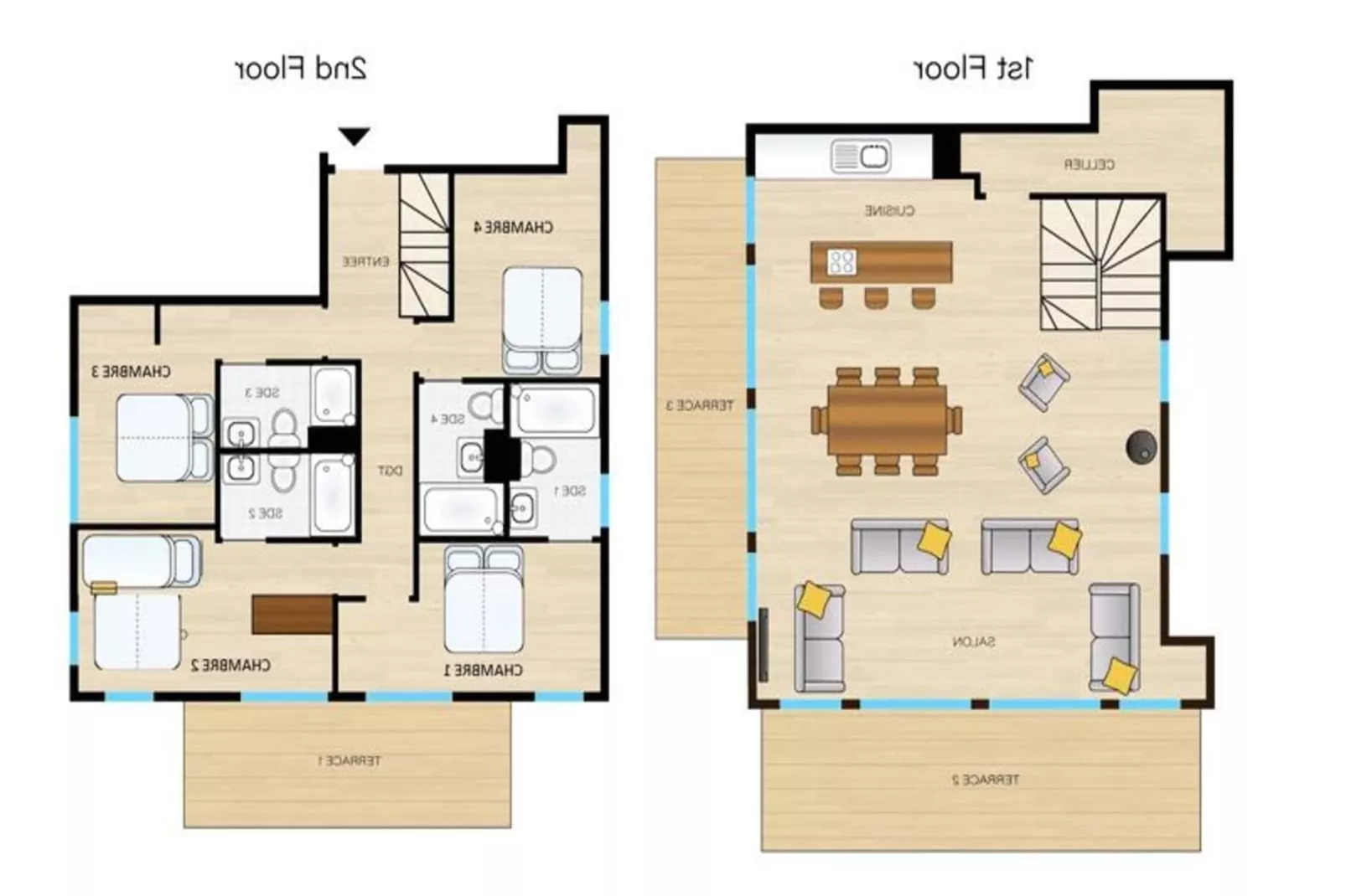 Résidence Echo Du Pleney - Eetkamer