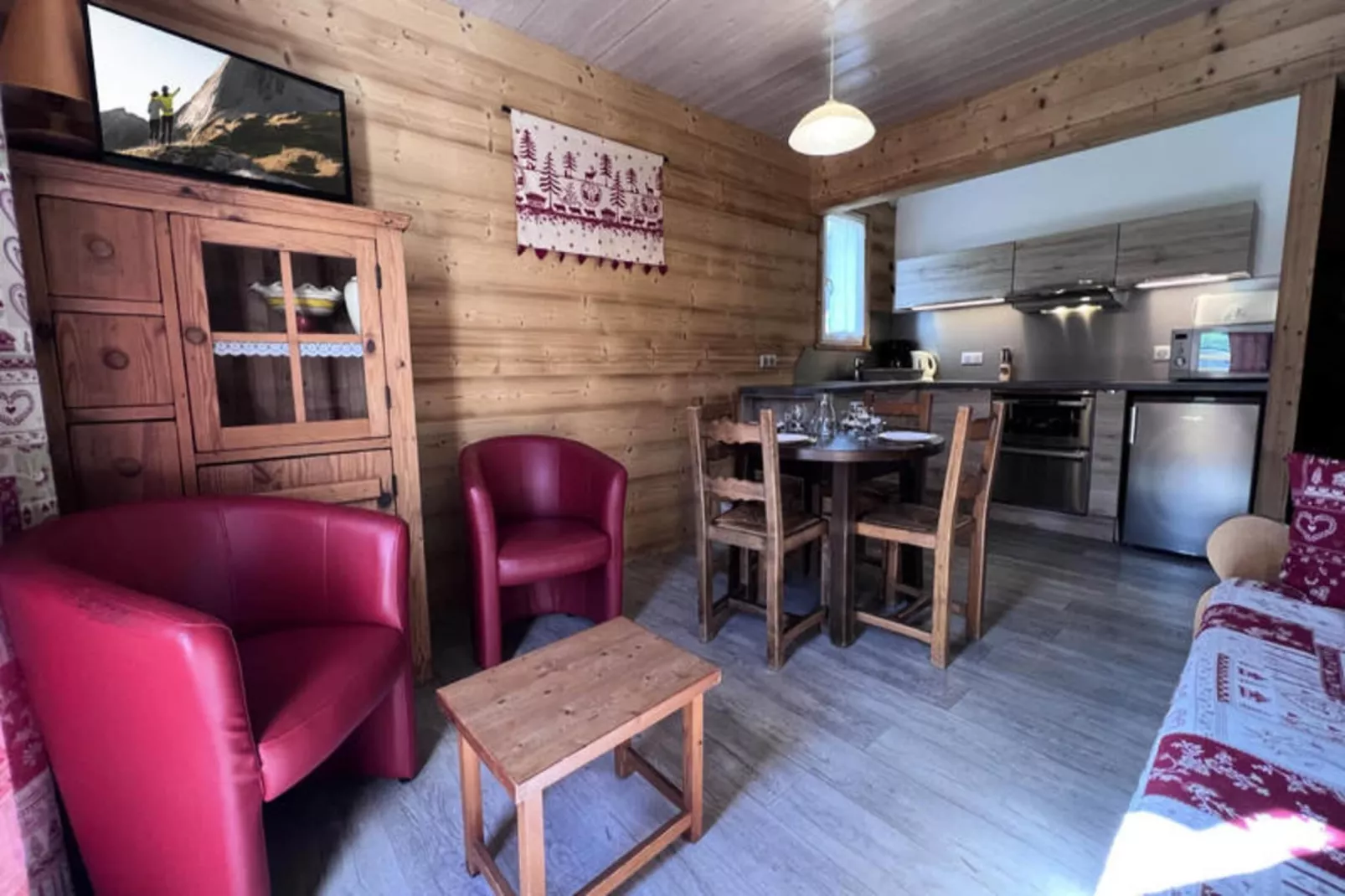 Appartements à La Clusaz-Woonkamer