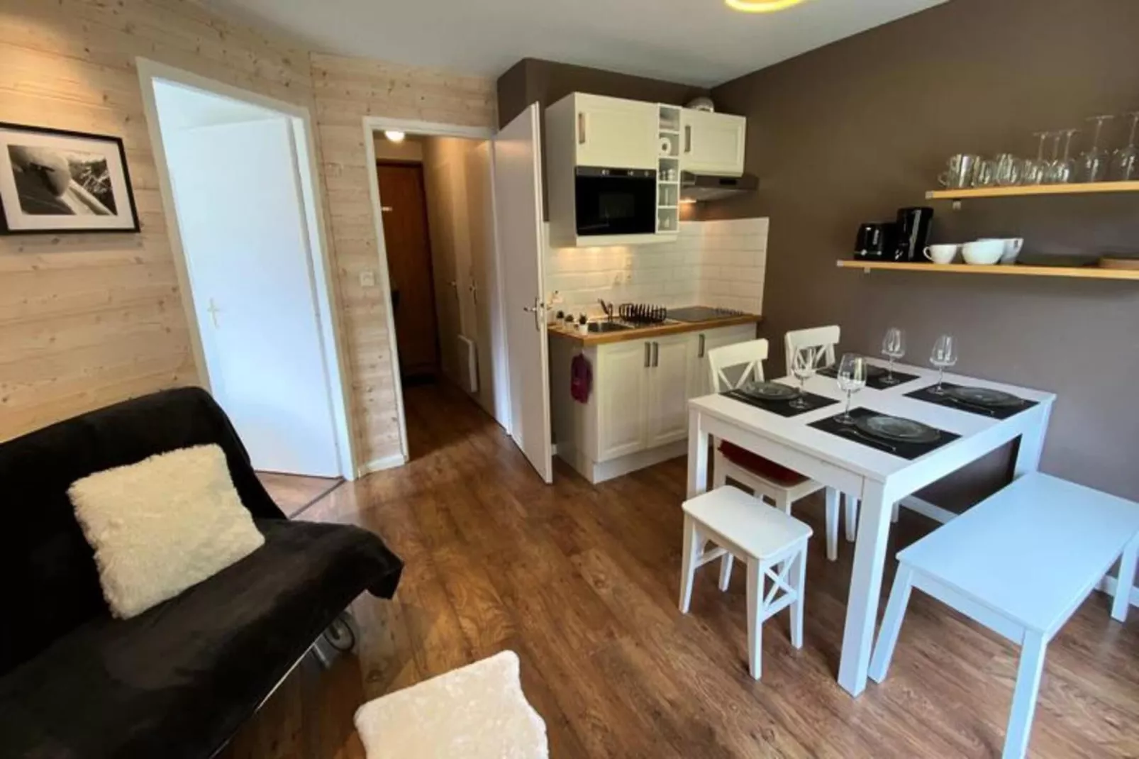 Résidence Les Myrtilles-Woonkamer