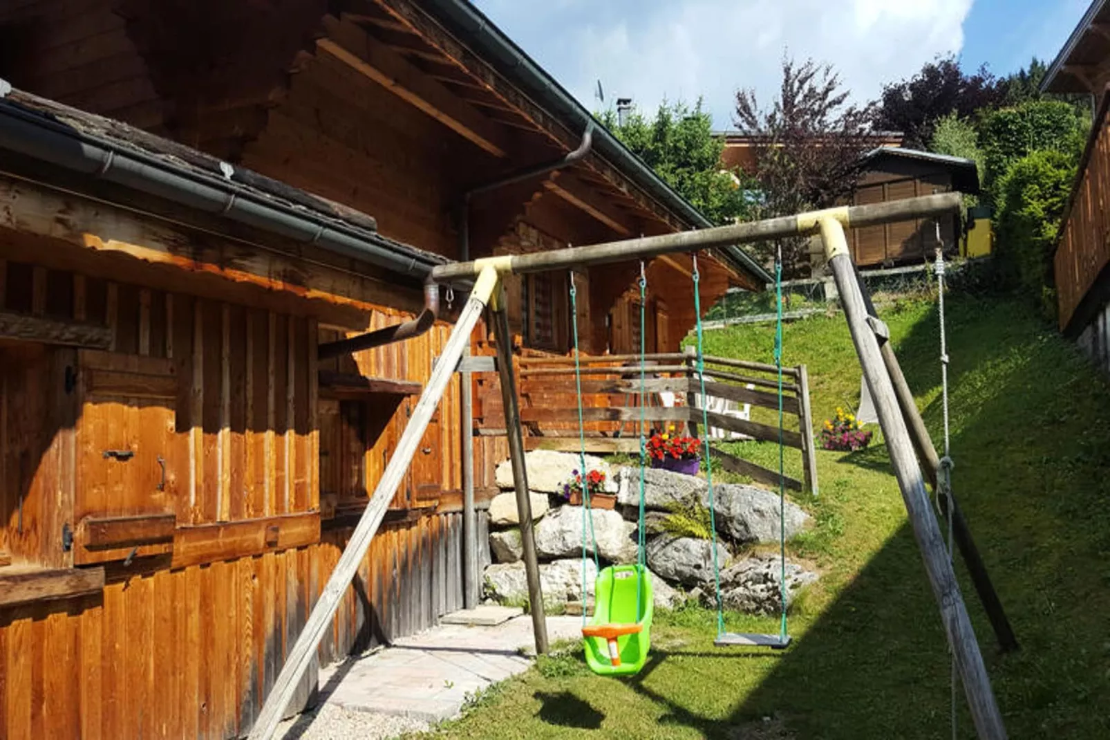 Chalets à Morzine-Tuinen zomer