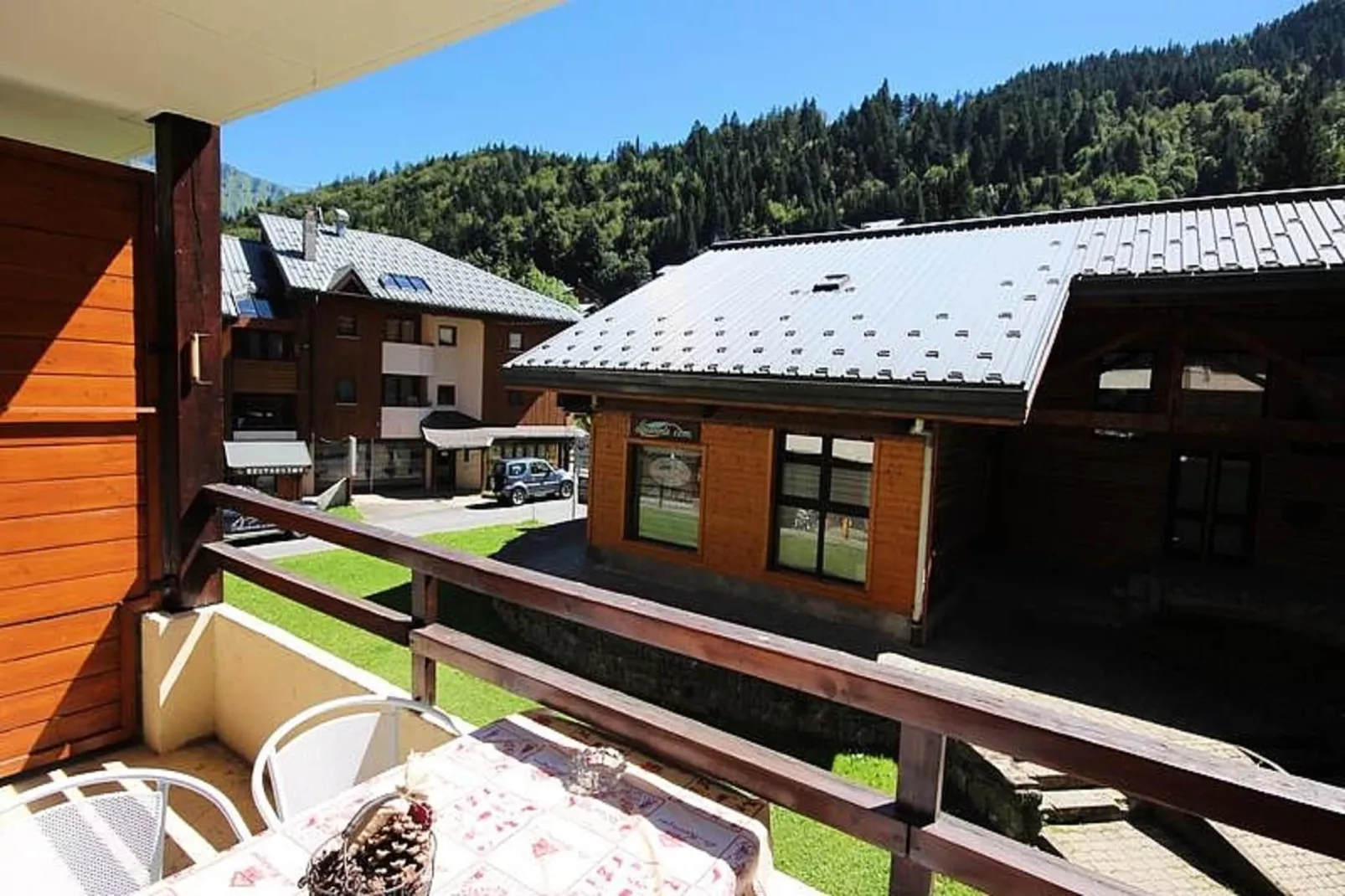 Studio à Saint Jean d'Aulps-Terrasbalkon