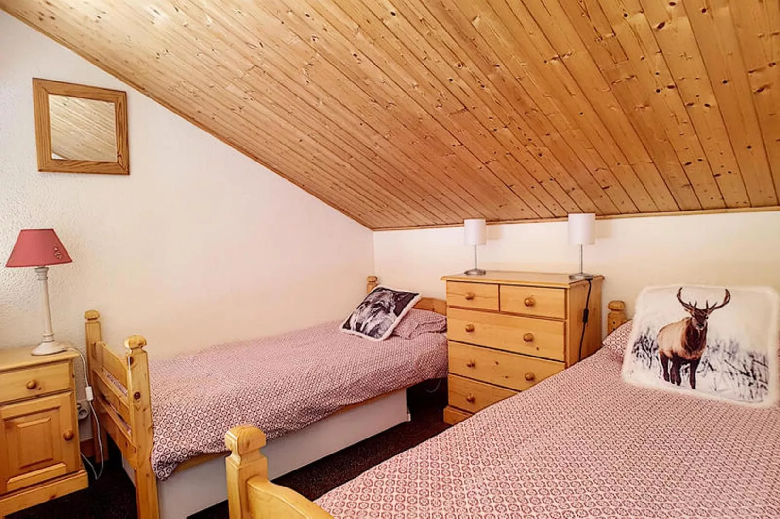 Appartements à Saint Jean d'Aulps-Slaapkamer