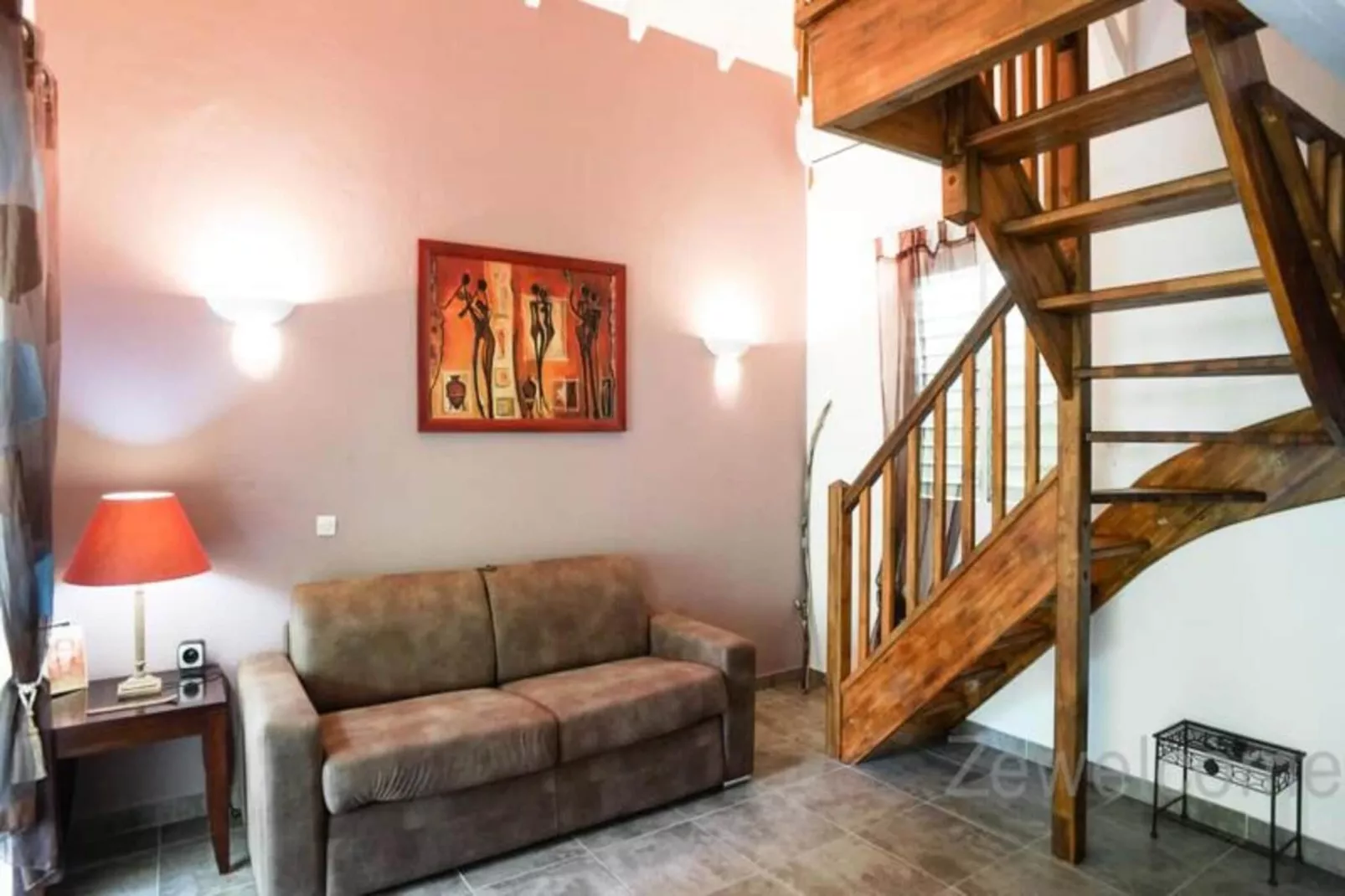 Bungalow Palm-Buitenkant zomer