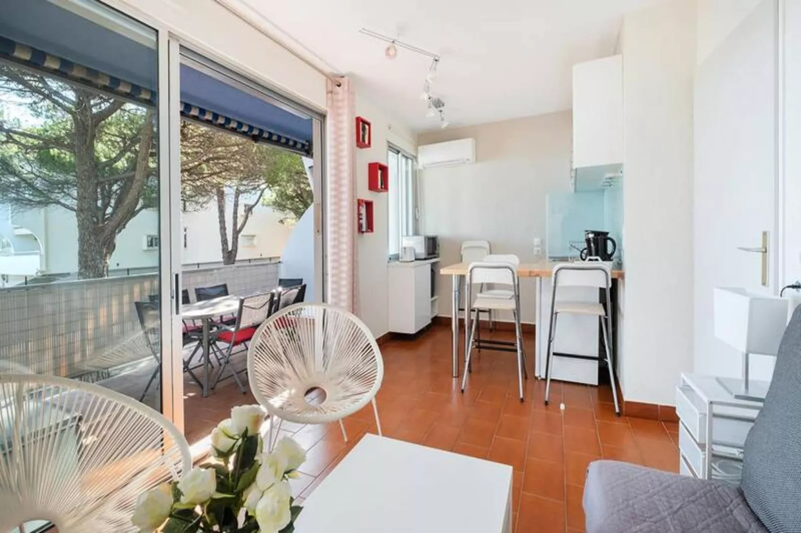 Résidence "le Grand Large"-Woonkamer