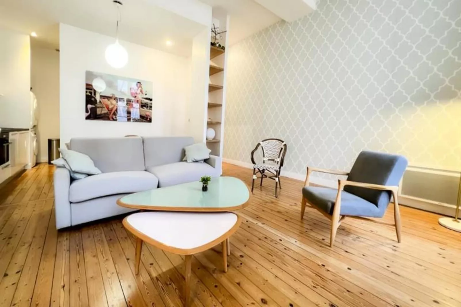 Magnifique Appartement Avec Terrasse-Woonkamer