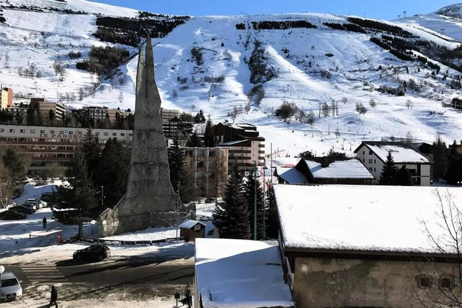 Résidence Grande Chaume-Gebied winter 1km