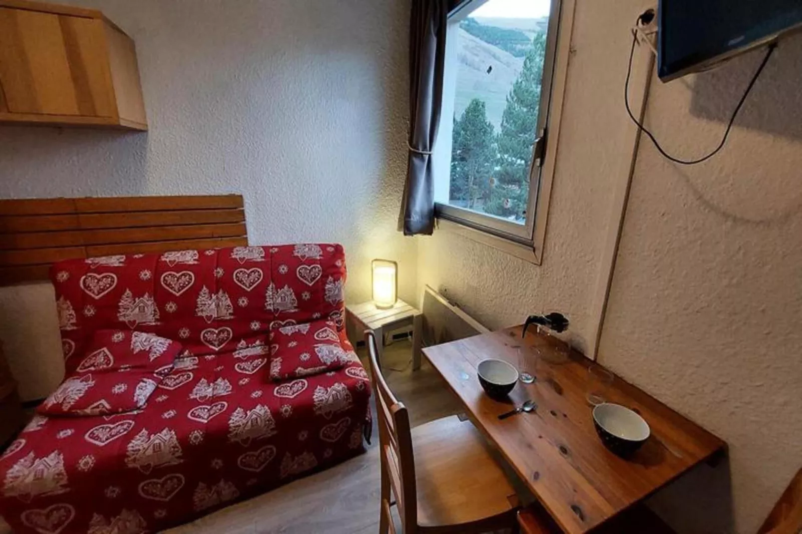 Résidence Vallee Blanche Belledonne-Woonkamer