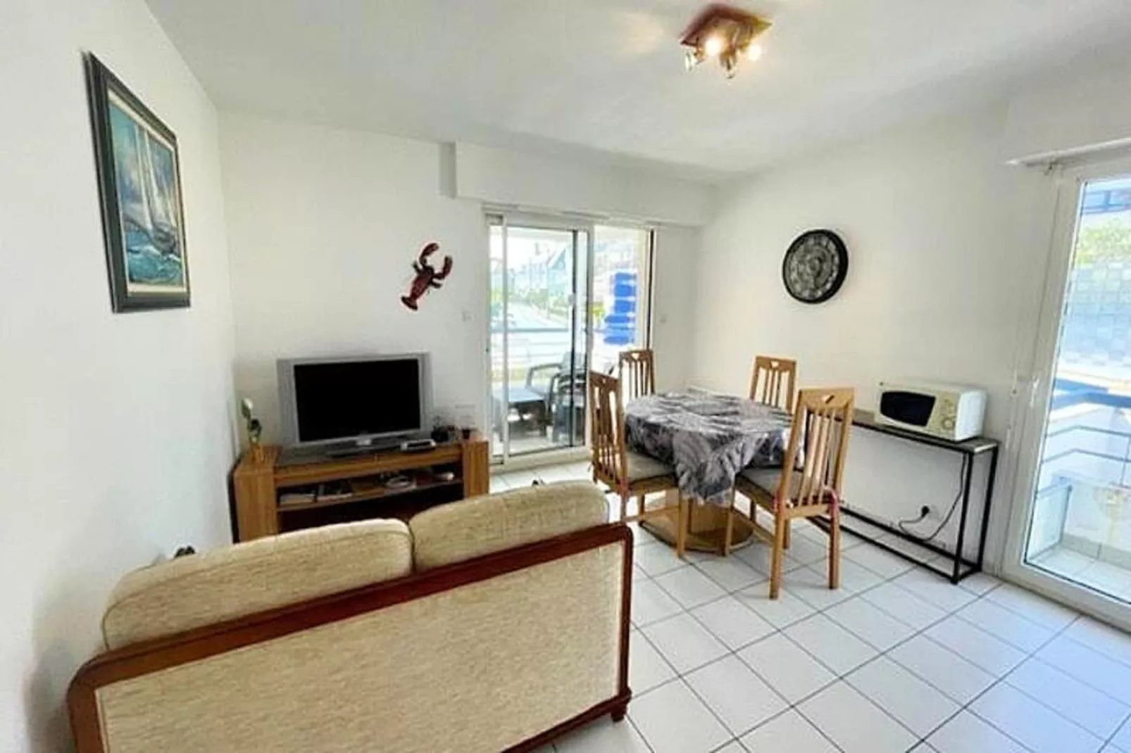 Résidence Hauts Port Maria-Woonkamer