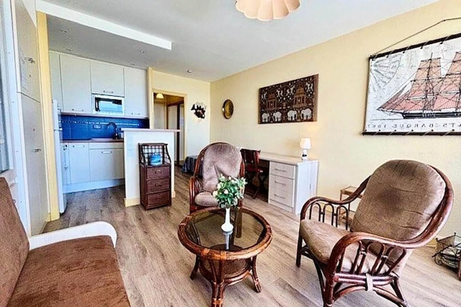 Résidence Les 3 Iles-Woonkamer