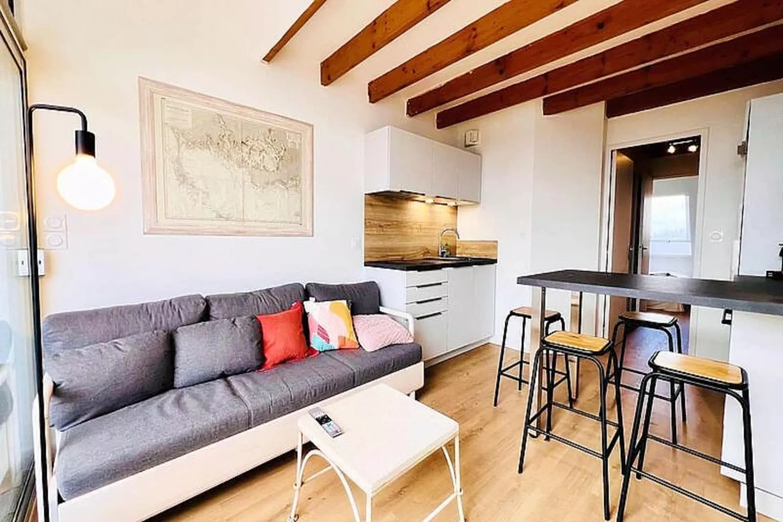 Résidence Piscine Et Plage-Woonkamer