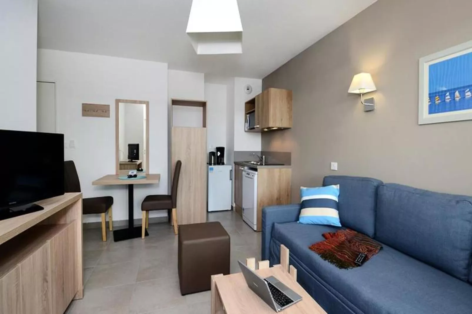 Résidence Odalys Le Lotus Blanc ***-Woonkamer