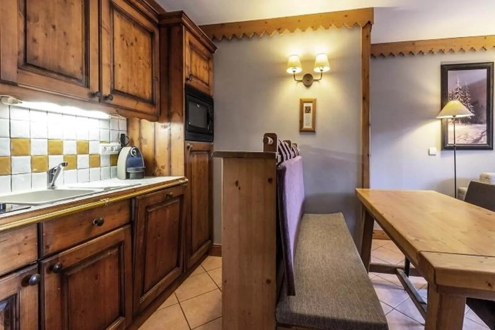 Résidence Les Hauts Bois-Keuken