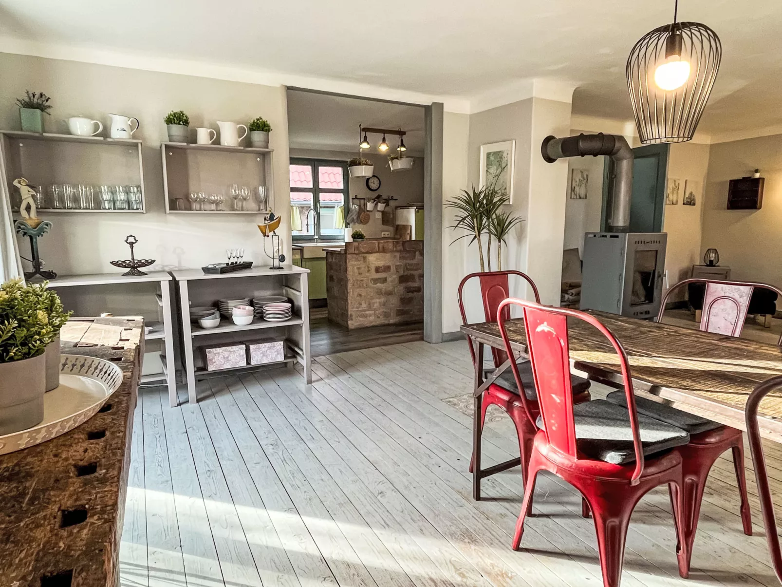 Reetgedecktes Ferienhaus Seelchen-Binnen