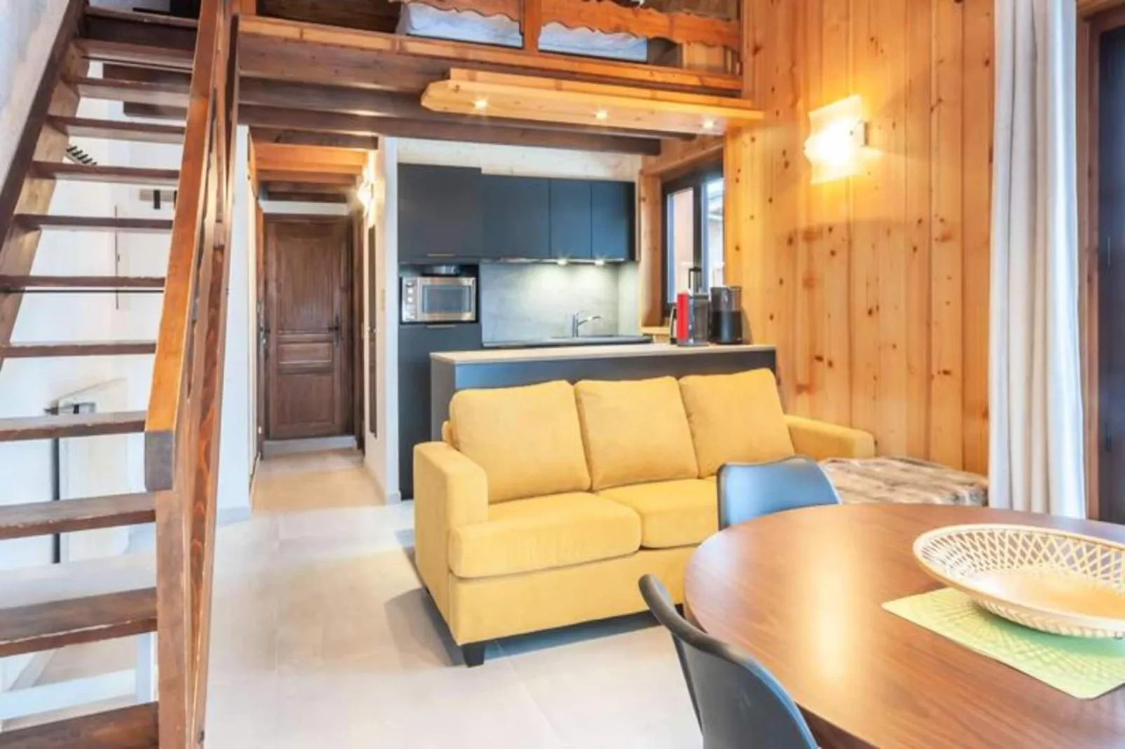 Chalet L'efanle - Woonkamer