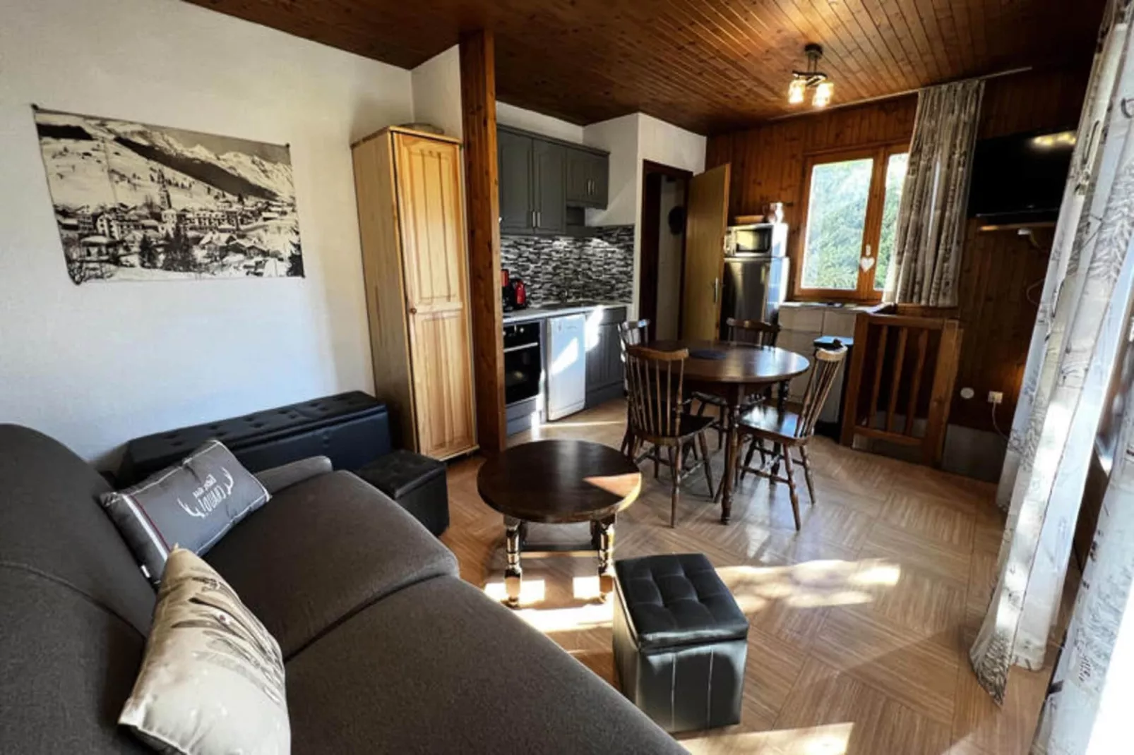 Chalets à La Clusaz-Woonkamer