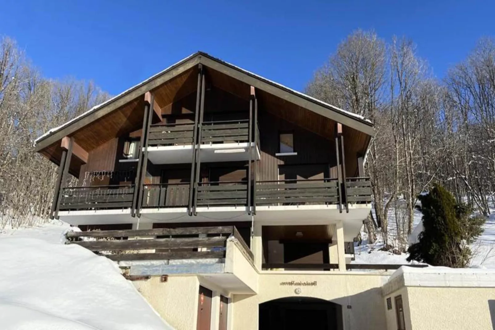 Résidence La Pointe Des Verres-Exterieur winter