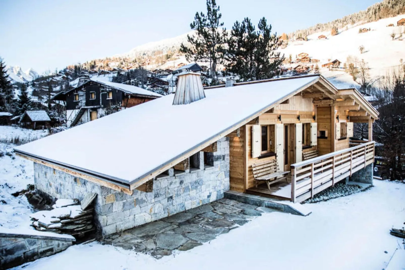 Chalet Mouflon-Exterieur winter