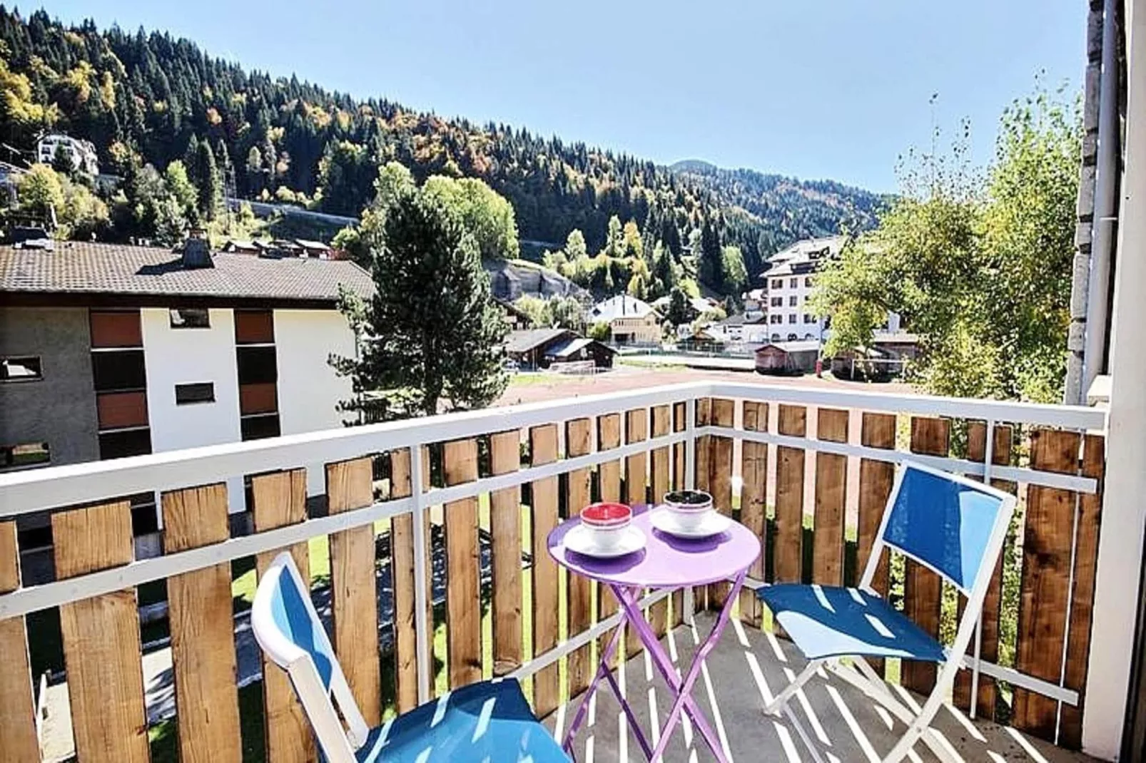 Appartements à Morzine-Terrasbalkon