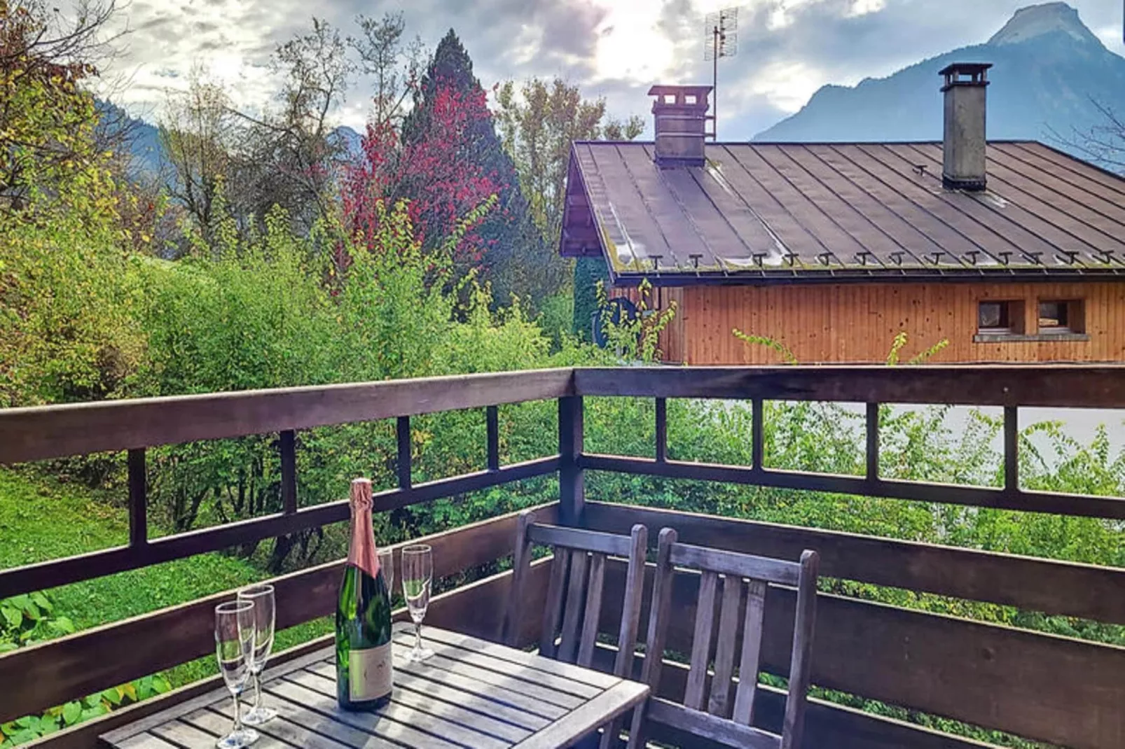 Appartements à Morzine-Terrasbalkon