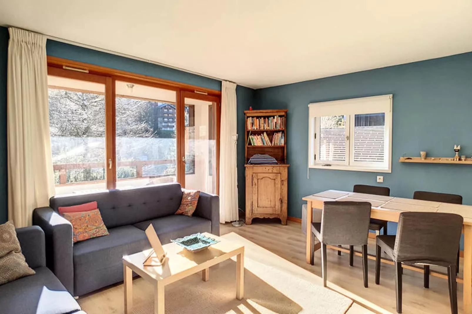 Appartements à Saint Jean d'Aulps-Woonkamer