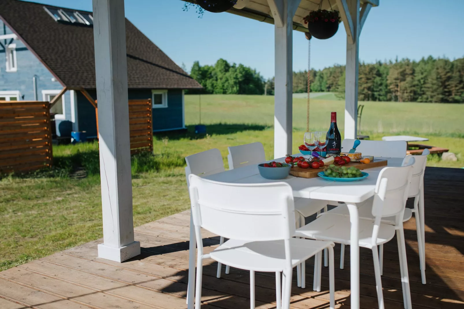 White Heron-Terrasbalkon