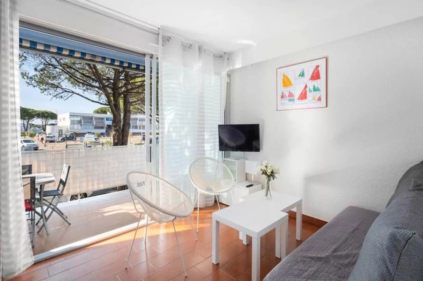 Résidence "le Grand Large"-Woonkamer