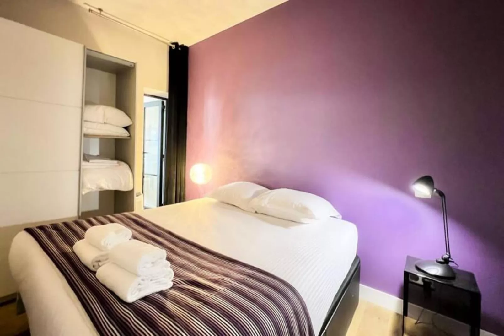 Superbe Appartement 2 Chambres Avec Vue Sur La Garonne-Slaapkamer