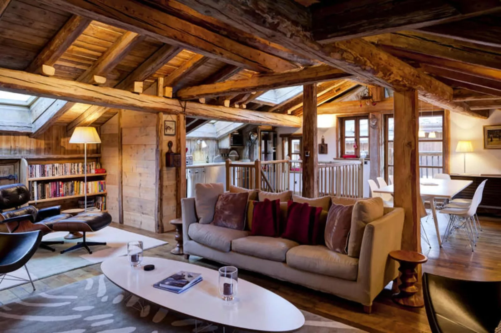 Résidence Maison Du Praz-Woonkamer