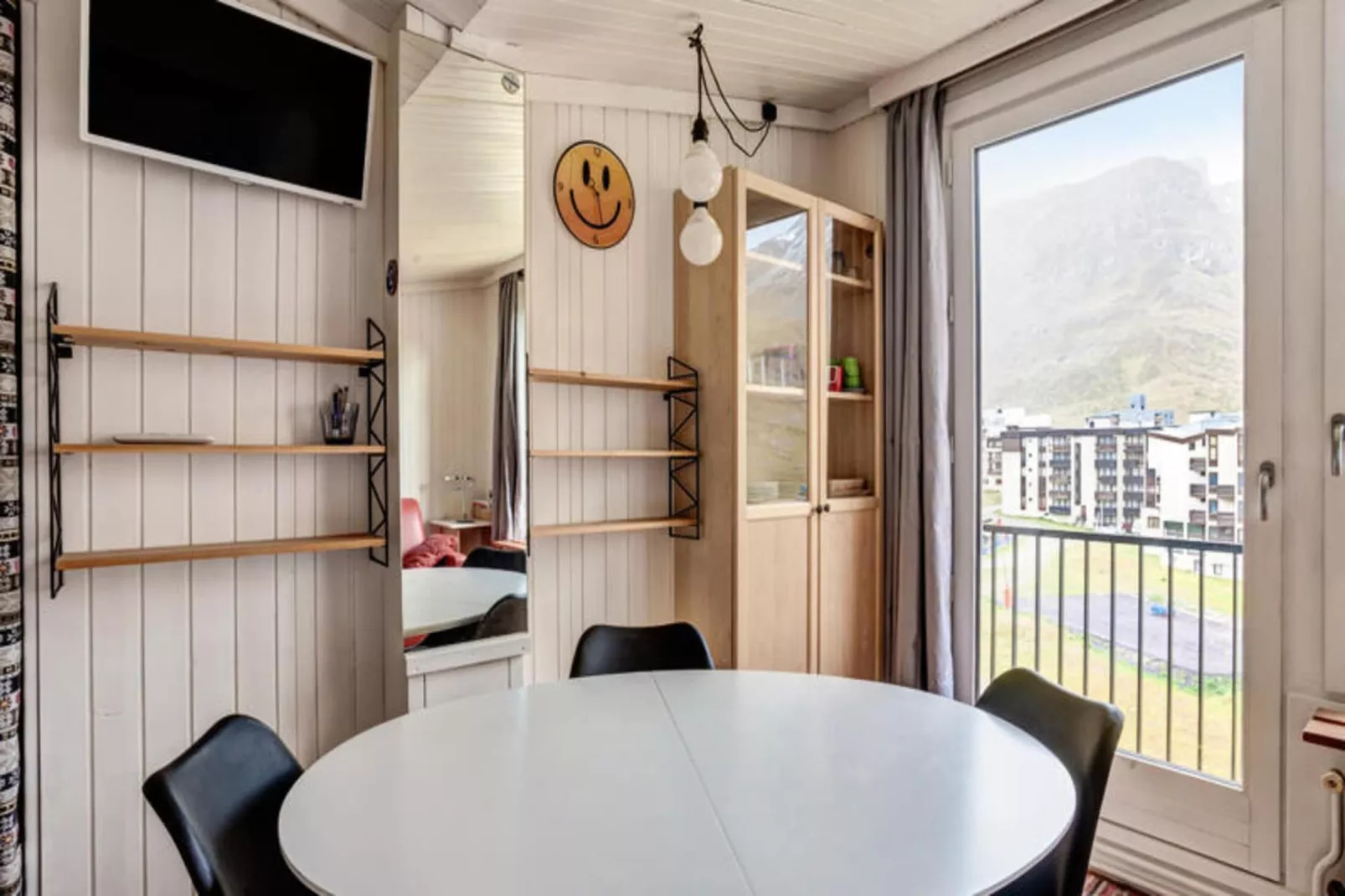 Appartement à Tignes avec accès direct aux pistes-Eetkamer