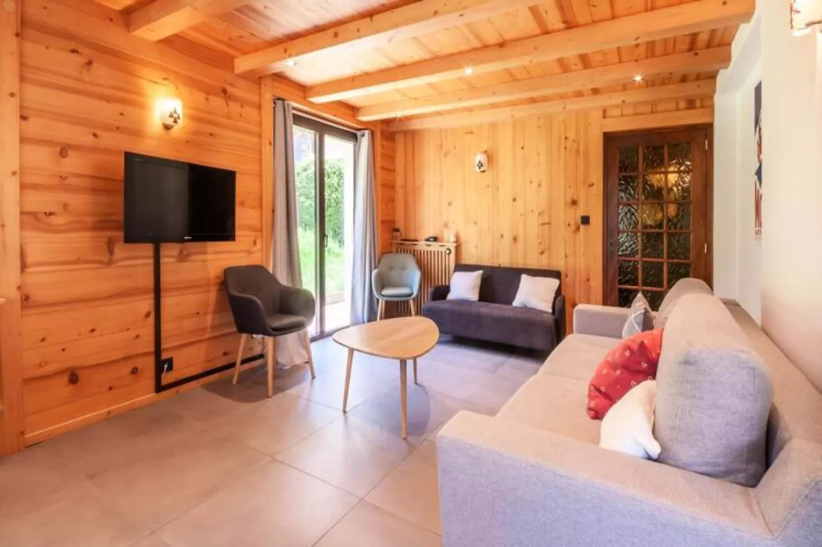 Chalet L'efanle - Woonkamer