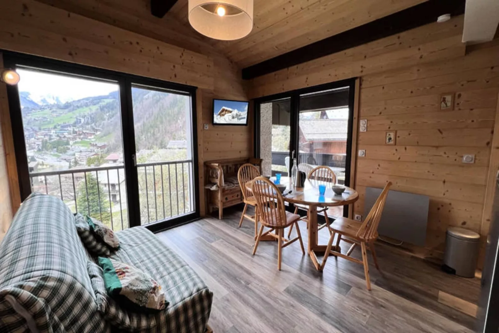 Appartements à La Clusaz-Woonkamer