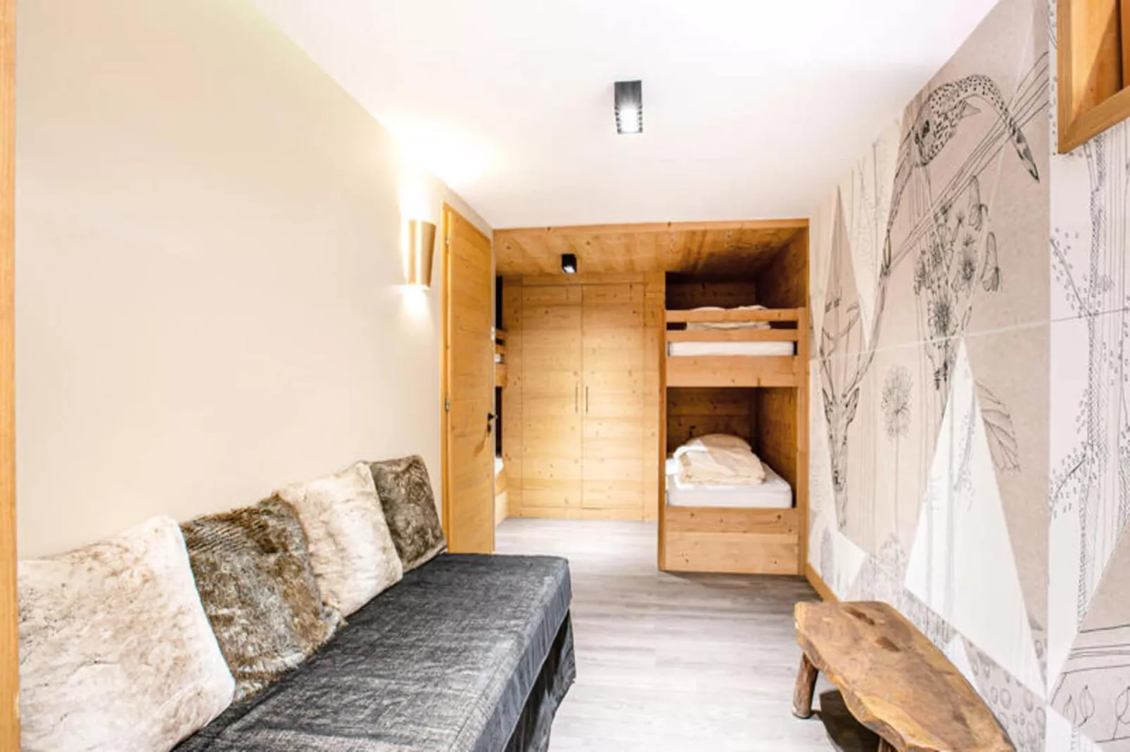 Chalet Mouflon-Woonkamer