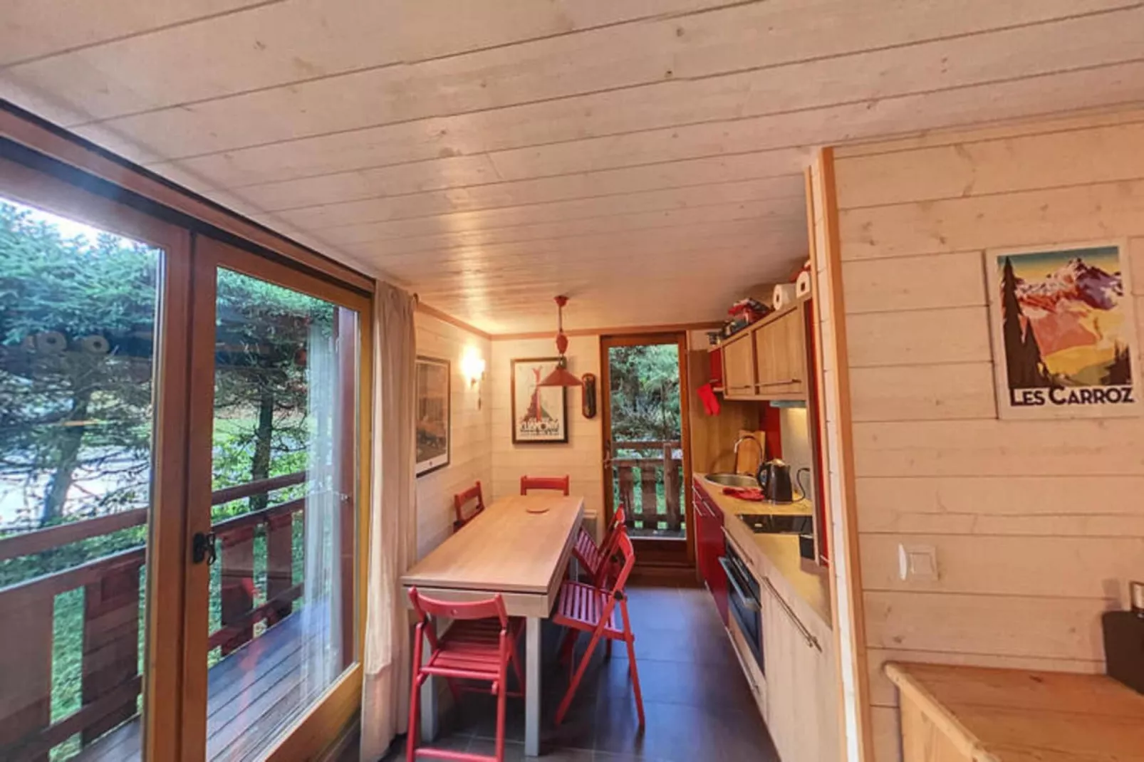 Chalets à Les Carroz-d'Arâches-Keuken