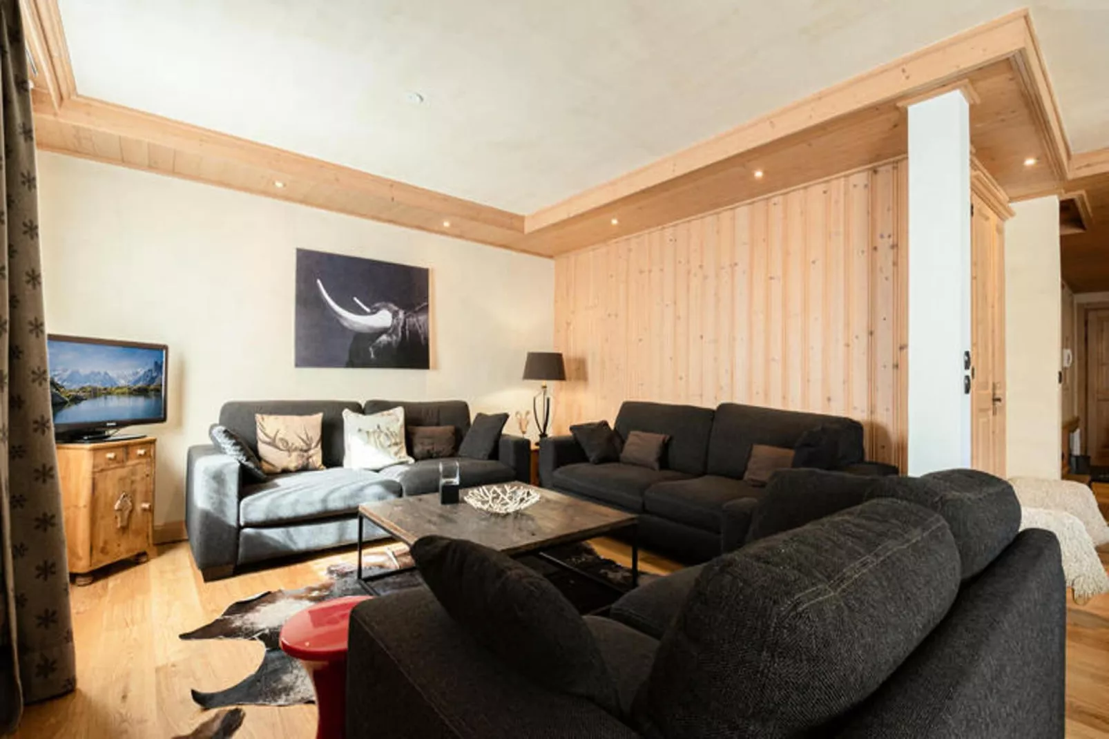 Chalets Du Savoy-Woonkamer