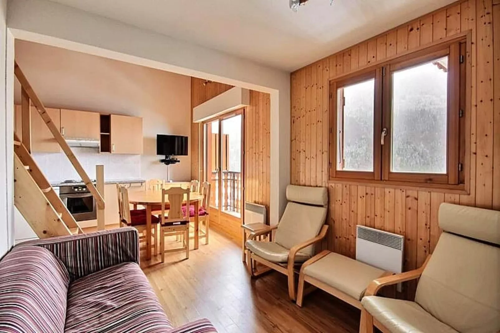 Appartements à Saint Jean d'Aulps-Woonkamer