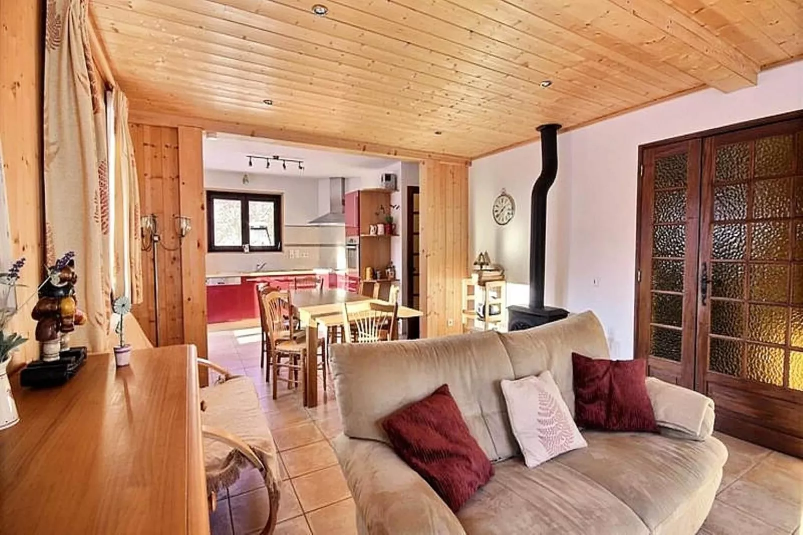 Chalets à Saint Jean d'Aulps-Woonkamer