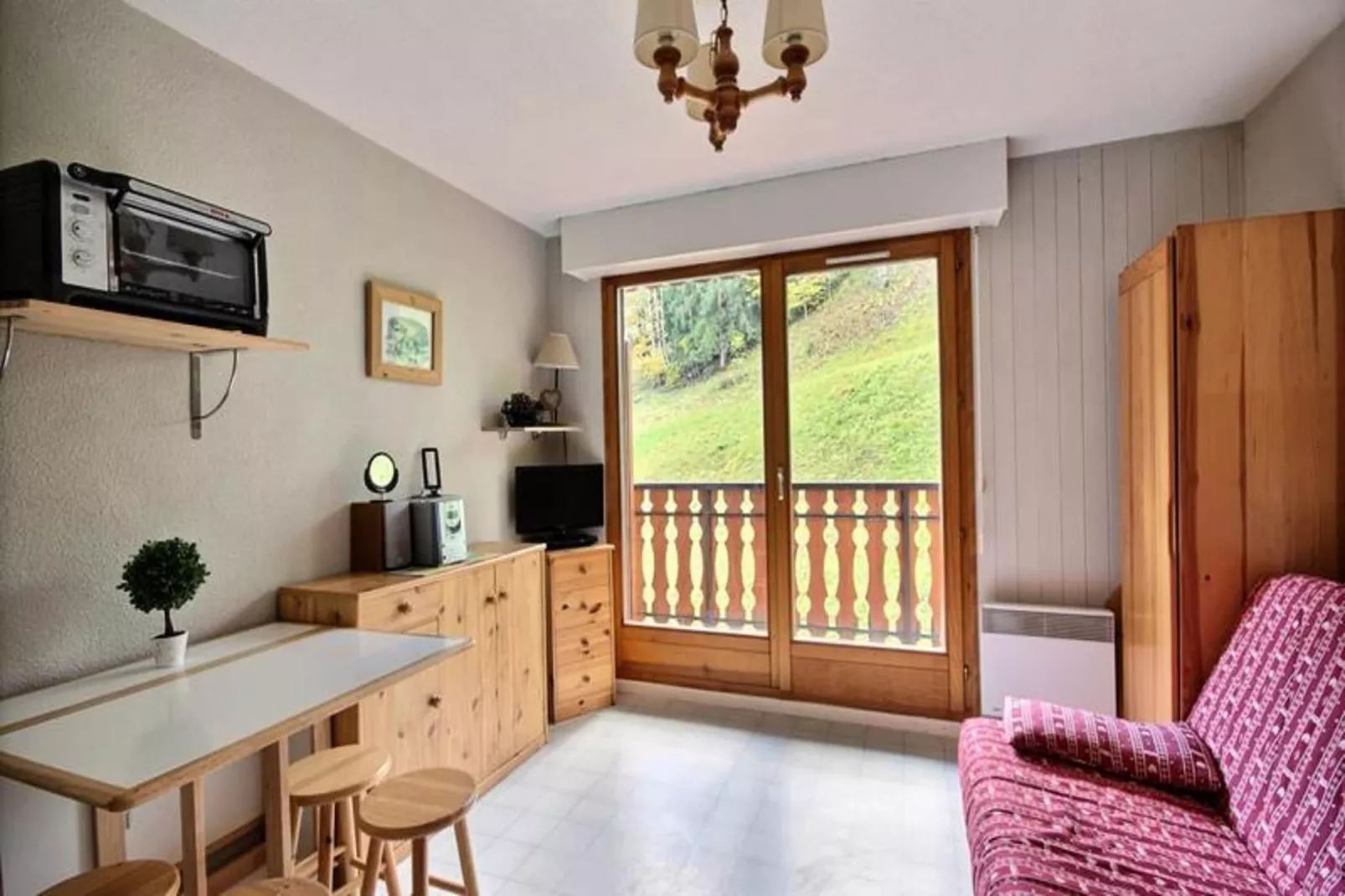 Studio à Saint Jean d'Aulps-Woonkamer