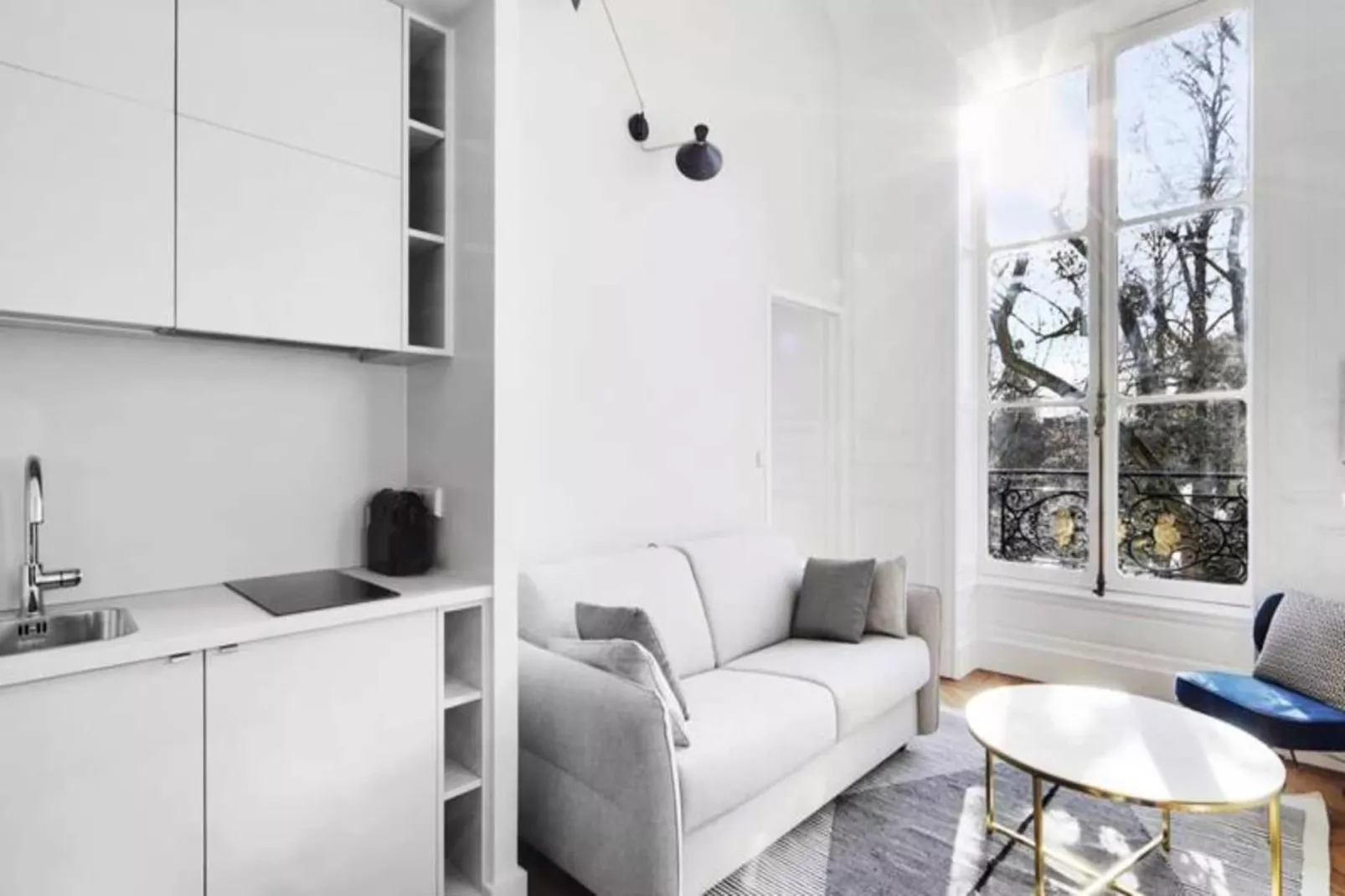 Maison Labruy&egrave;re - Suite Terrasse-Woonkamer