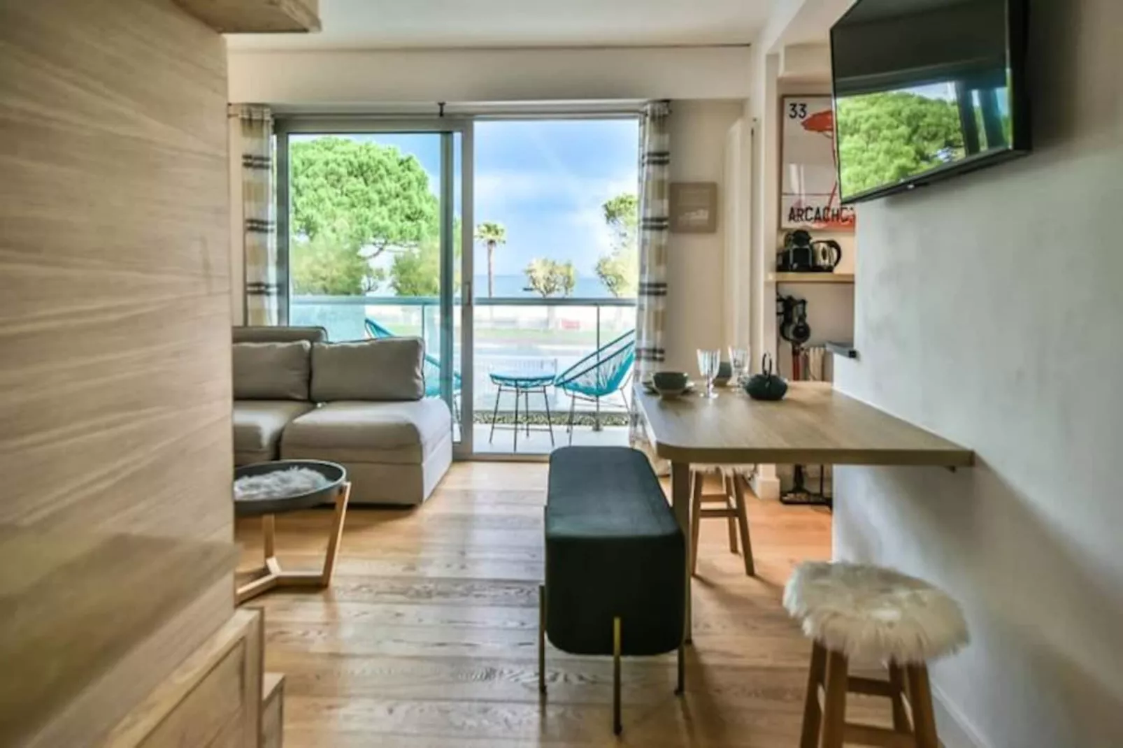 Superbe Studio R&eacute;nov&eacute; Pour 3 Personnes En 1&egrave;re Ligne Au C&oelig;ur D'arcachon-Image-tags.