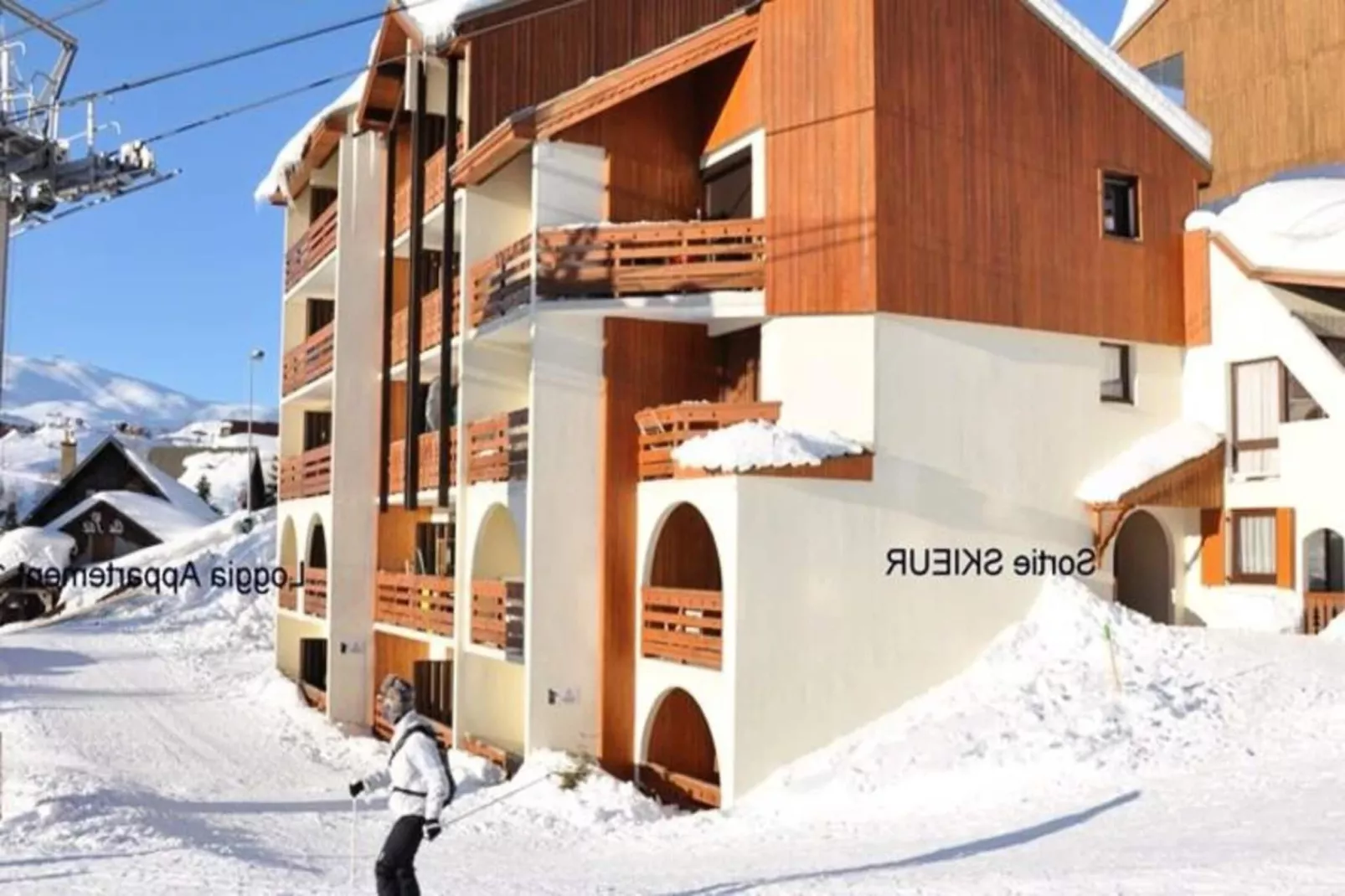 Résidence Skisun - Buitenkant zomer