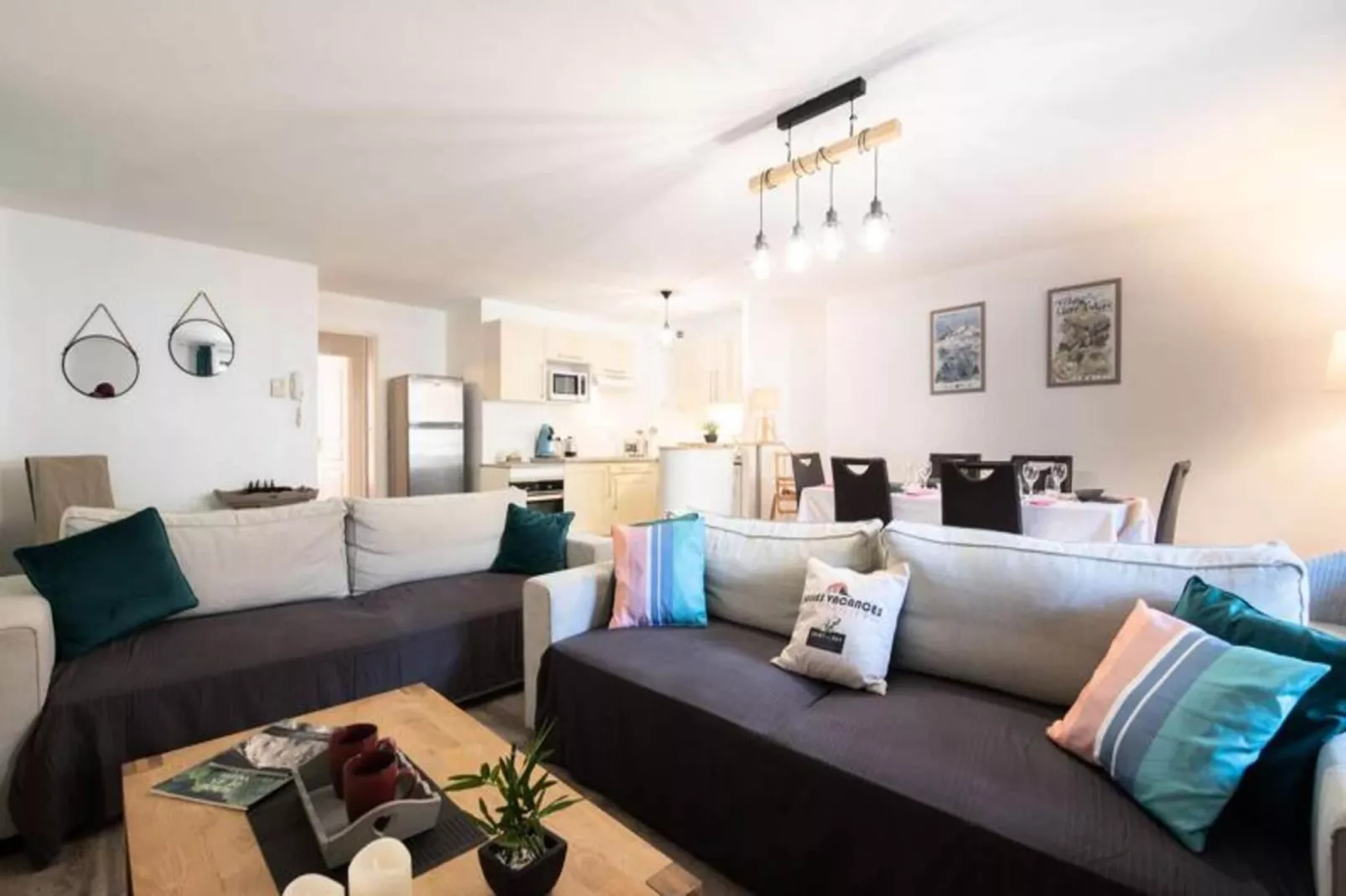 Résidence Le Grand Hotel-Woonkamer