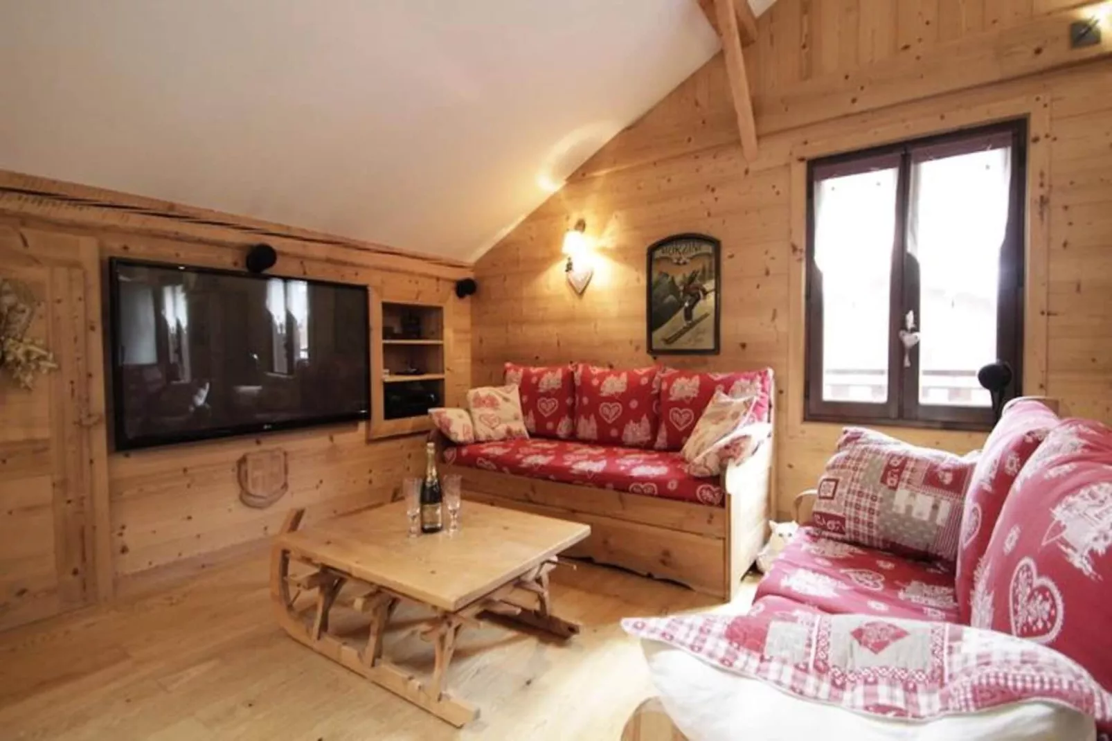 Chalet Le Tilleul - Woonkamer