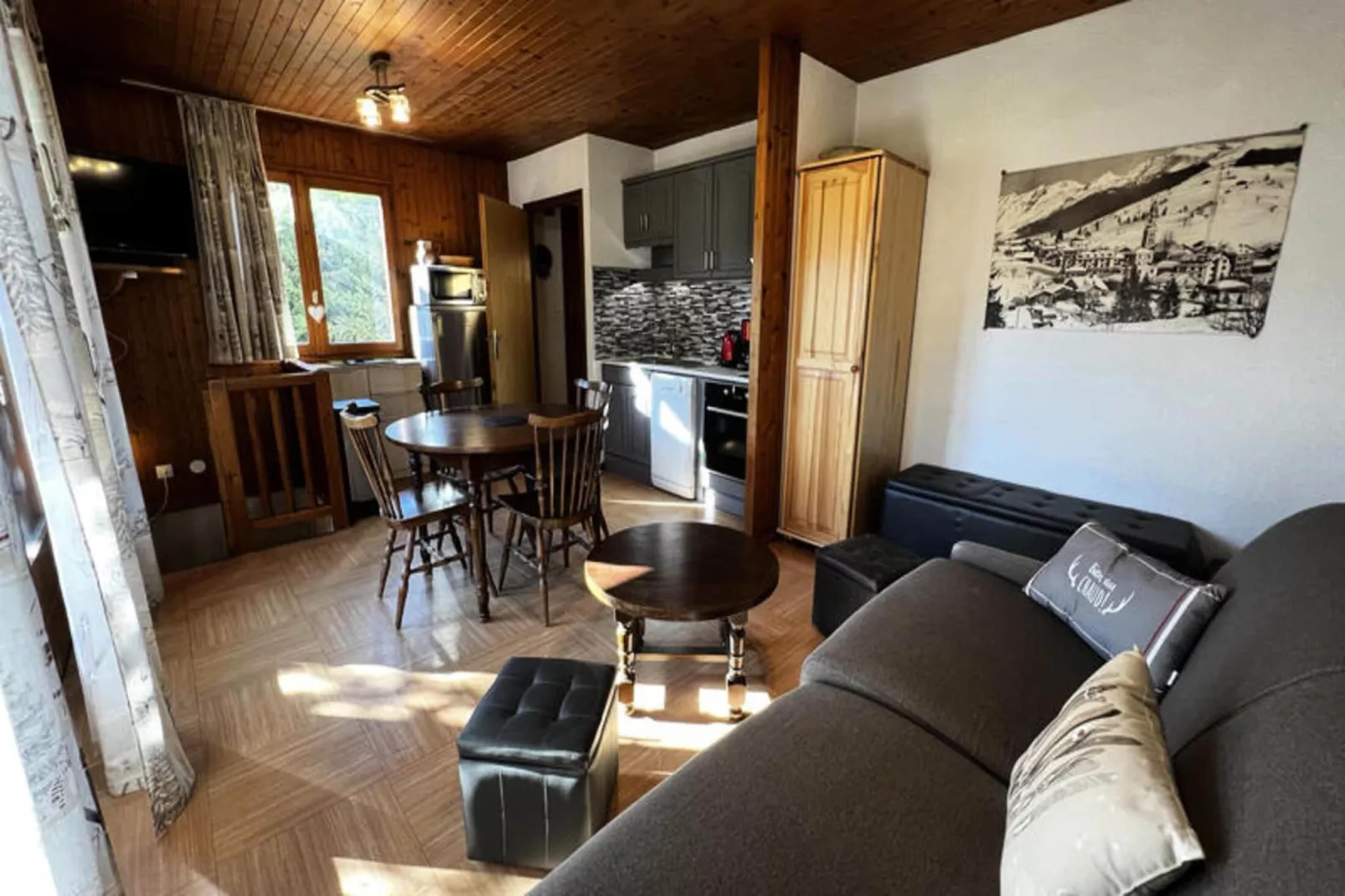 Chalets à La Clusaz-Woonkamer