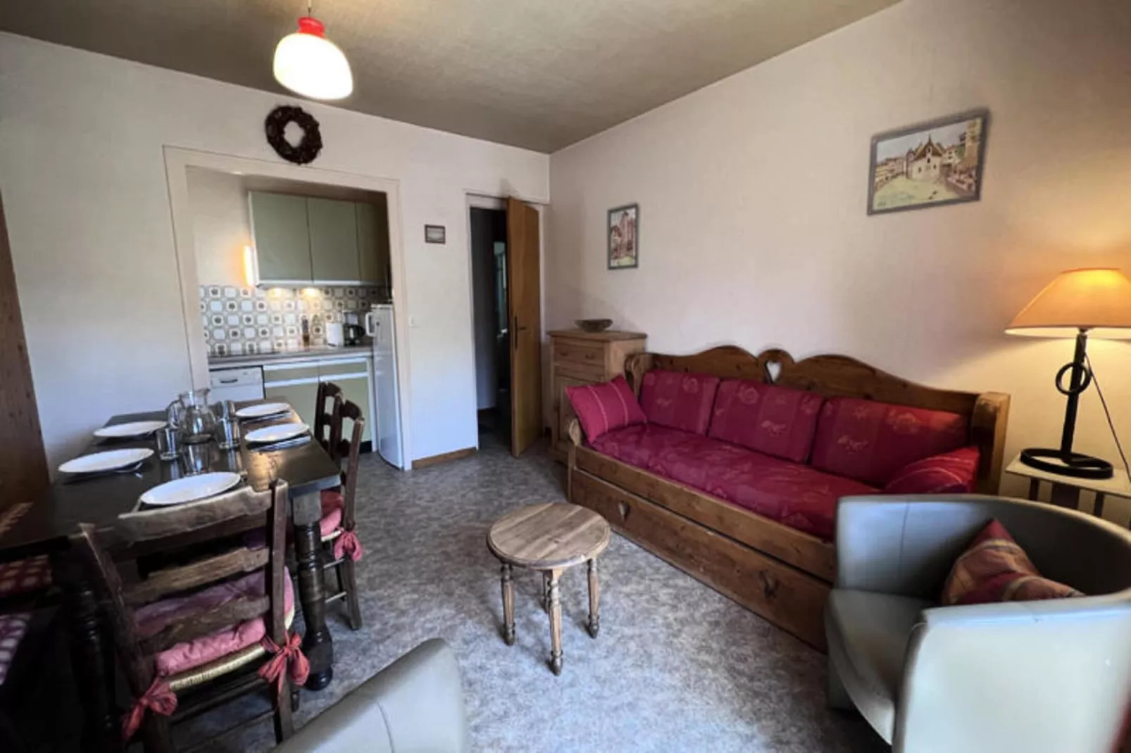 Appartements à La Clusaz-Woonkamer