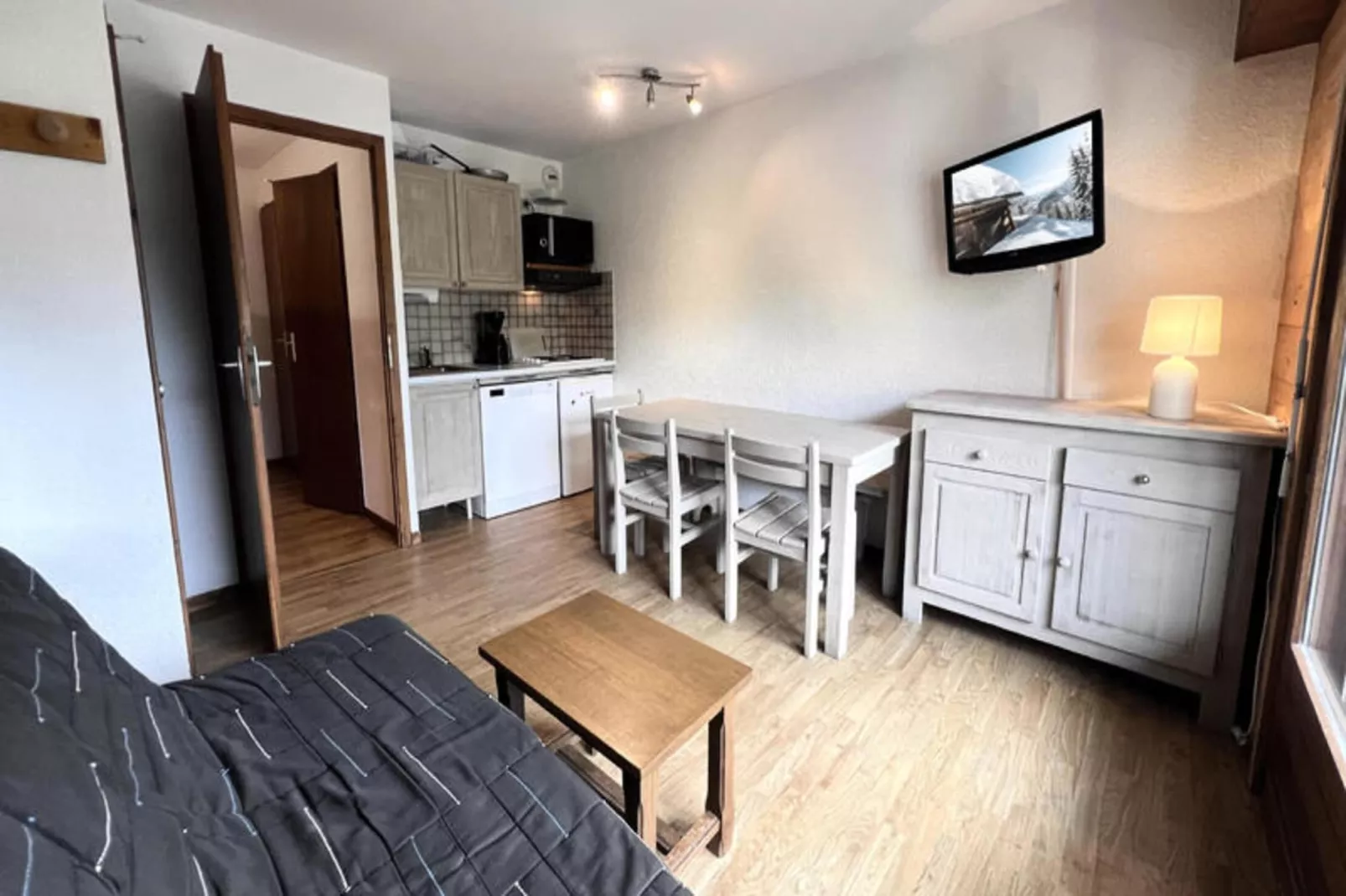 Appartements à La Clusaz-Woonkamer